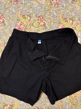 Old Navy Black High-Rise OG Chino Shorts